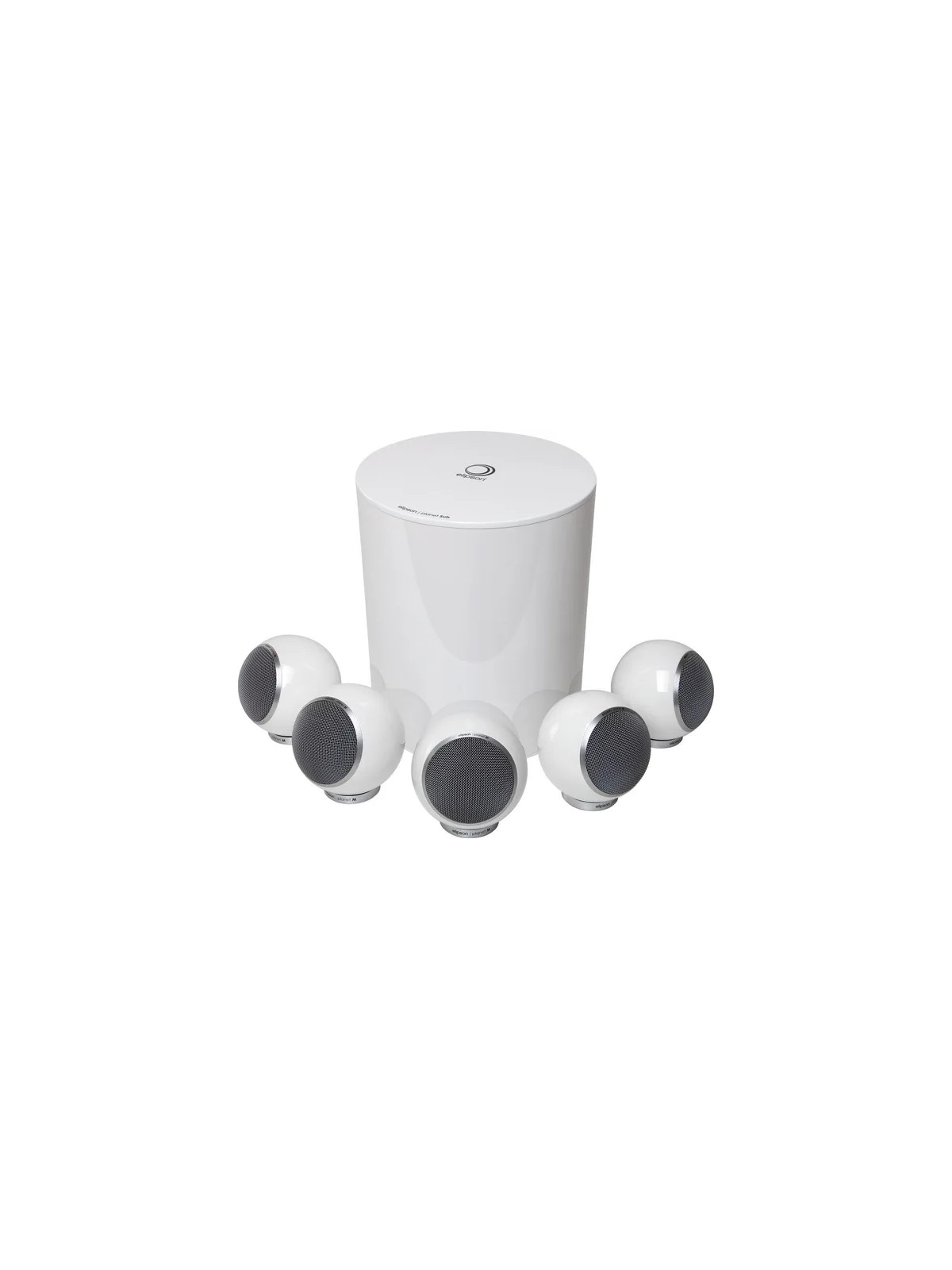 Pack Enceintes 5.1 ELIPSON PLANET M Blanc Laqué