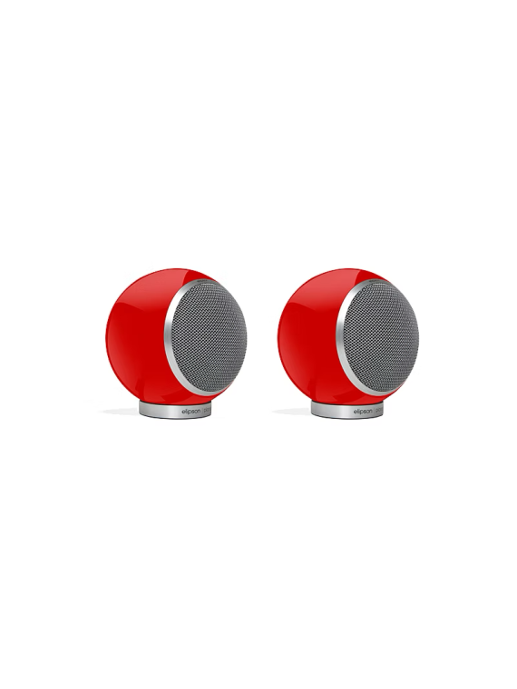 Enceinte Sphérique ELIPSON PLANET M 2.0 Rouge laqué
(la Paire)