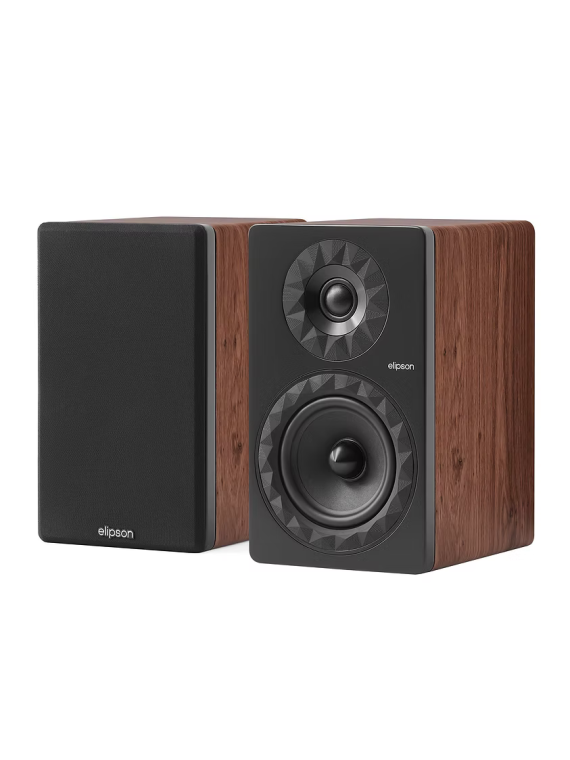 Enceinte Bibliothèque Elipson Prestige Facet II 6B Walnut Noir Matt
(la paire)