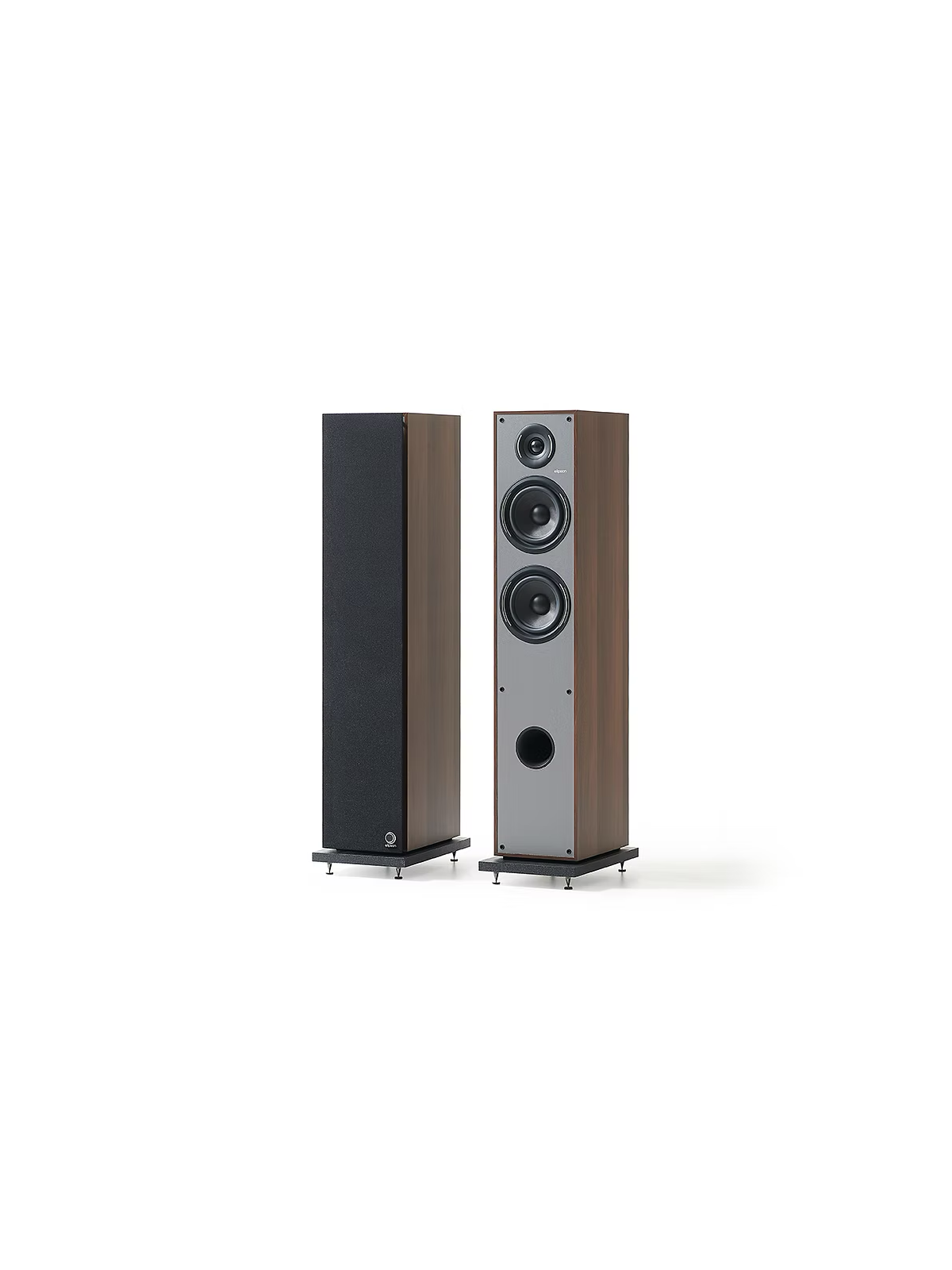Enceinte Colonne HORUS 11F Noyer Gris (la paire)