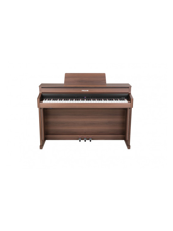 NUX - NCK-430 Piano numérique 88 touches marron avec meuble