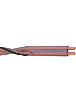 Cable HP Hifi Transparent 2X2.5 mm² OFC