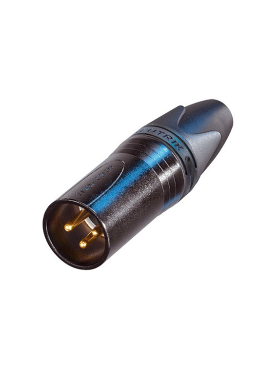 Fiche XLR 3 points mâle droite NEUTRIK NC3MXX

Contacts Or