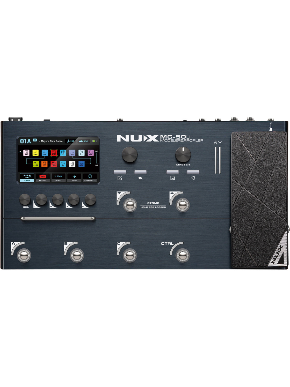 Nux - Multi-effets / modéliseur guitare et basse, Black