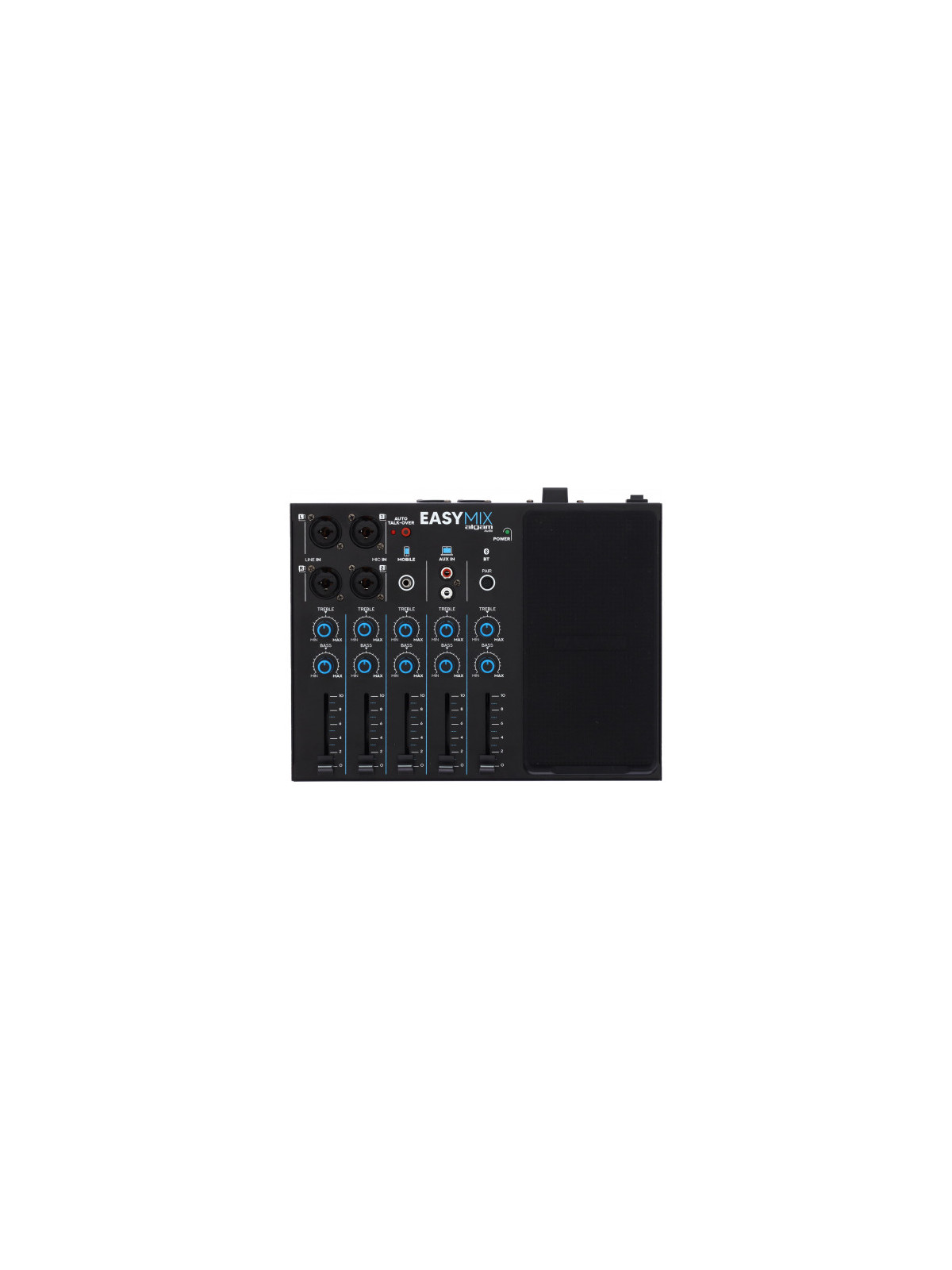 Console de mixage 5 canaux, Wireless, talkover