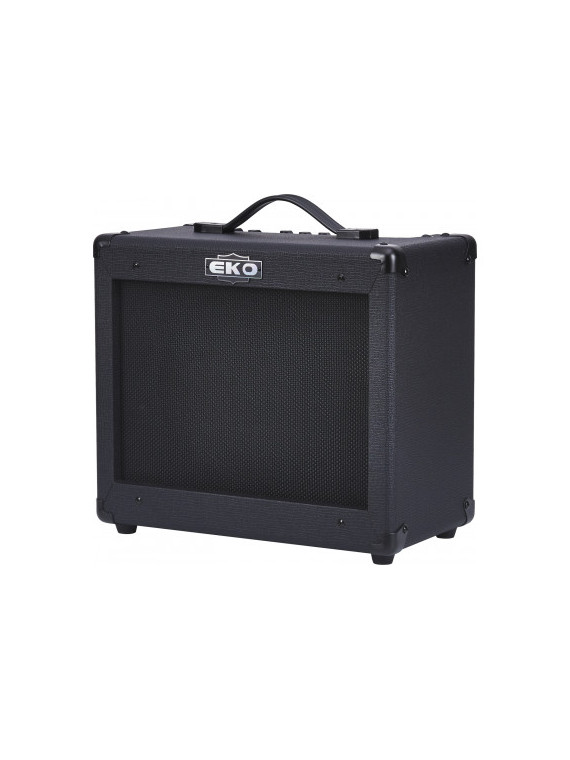 Combo Guitare EKO - G-BS15
Black Stealth 2 canaux + FX loop + Reverb - HP 10" - 25W