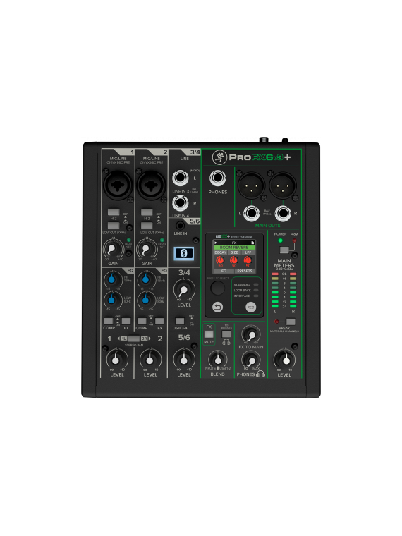 Console Mackie - PROFX6V3+
ProFXV3 - USB 6 canaux + Bluetooth et effets