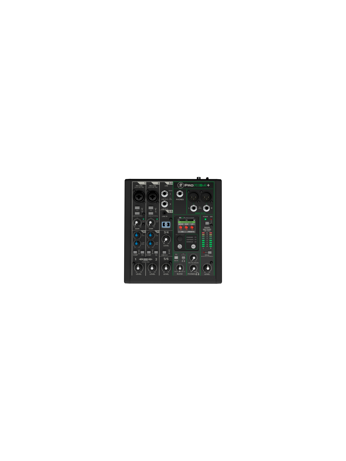 Console Mackie - PROFX6V3+
ProFXV3 - USB 6 canaux + Bluetooth et effets
